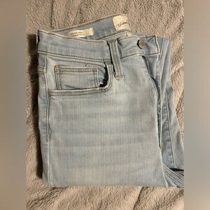 Light Blue High Rise Skinny Stretchy Jeans